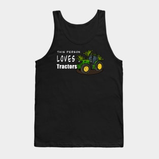 This Person Loves Tractors Tank Top